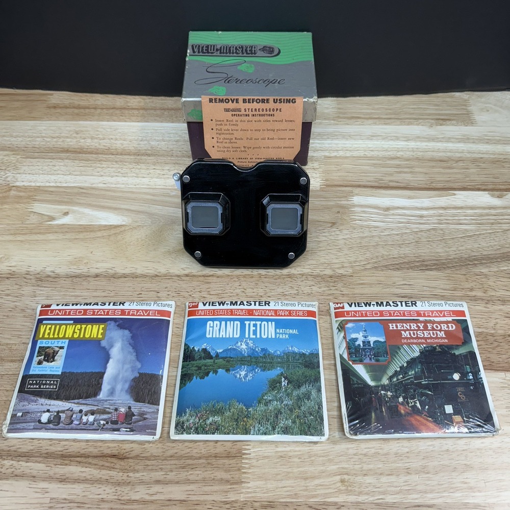 Sawyers View Master Stereoscope With New Reels Henry Ford Museum Yellowstone